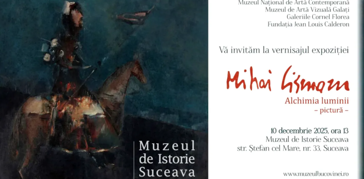 expozitia-retrospectiva-alchimia-luminii,-dedicata-pictorului-mihai-cismaru,-se-deschide-la-muzeul-national-al-bucovinei