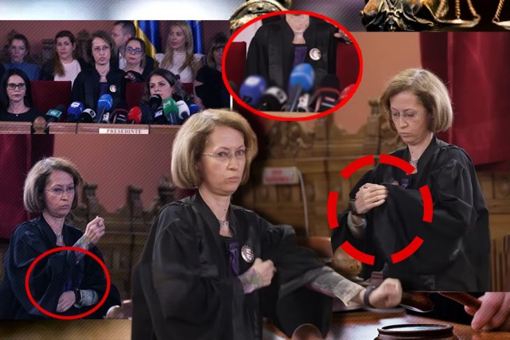 cum-a-ajuns-judecatoarea-#rezist-sa-incalce-legea,-cu-justificarea-ca-o-apara.-a-folosit-roba-de-instanta-pentru-a-se-costuma-in-super-eroul-unei-miscari-de-eliberare-a-justitiei