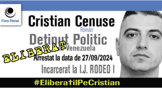 cine-este-romanul-cristian-cenuse,-detinut-politic-in-venezuela-si-eliberat-dupa-mai-bine-de-un-an-de-detentie