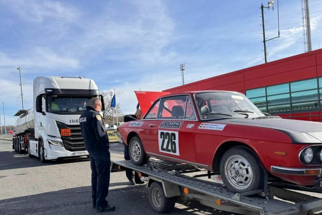 echipa-romaniei-a-ajuns-aproape-de-zagreb,-in-drumul-sau-spre-rallye-monte-carlo-historique-2026.-traseul-nu-a-fost-lipsit-de-peripetii