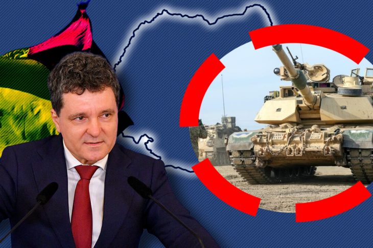 nicusor-dan-se-lauda-cu-tancurile-abrams-care-au-venit-in-romania,-aceleasi-tancuri-strivite-de-armata-rusa-in-ucraina