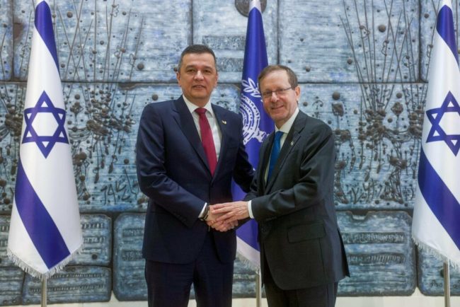 grindeanu-a-avut-o-intalnire-cu-presedintele-israelului,-isaac-herzog:-multe-companii-romanesti-ar-putea-gasi-aici-oportunitati-de-afaceri
