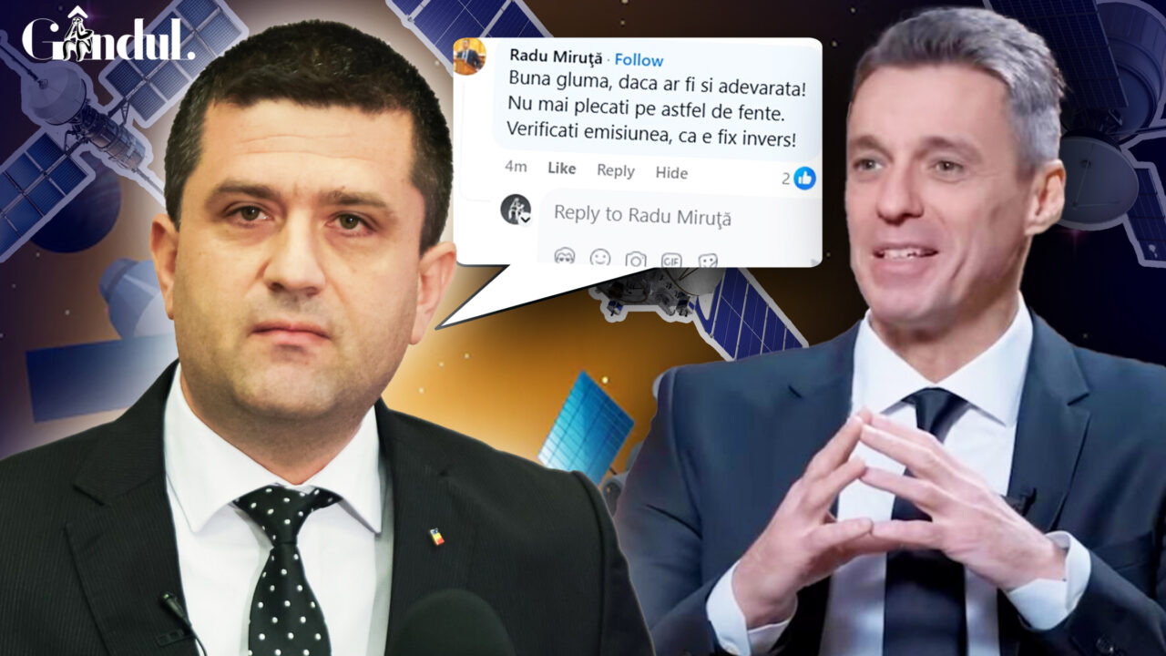ministrul-apararii,-radu-miruta,-polemizeaza-cu-gandul-miruta-posteaza-comentarii-pe-pagina-de-facebook-a-ziarului,-nemultumit-de-stirea-achizitiei-unui-satelit.-se-ia-si-de-mircea-badea
