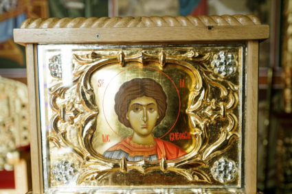capul-sfantului-gheorghe,-pentru-prima-data-in-romania,manastirea-pantocrator-din-teleorman