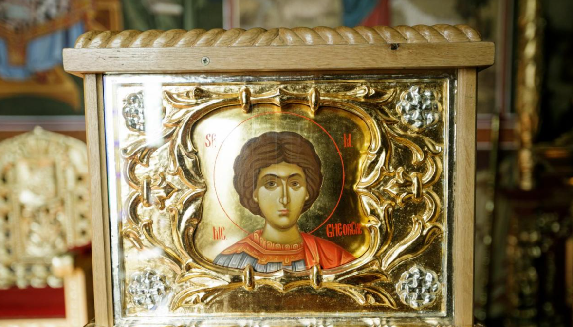 capul-sfantului-gheorghe,-pentru-prima-data-in-romania,manastirea-pantocrator-din-teleorman