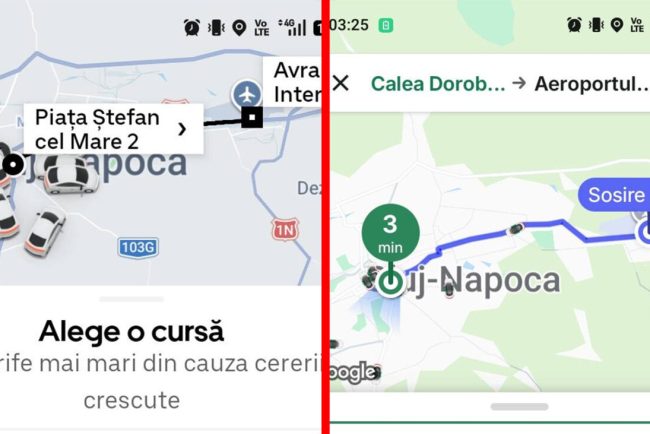care-e-mai-scump:-bolt-sau-uber?-diferenta-mare-de-pret,-pentru-aceeasi-cursa-de-8-km-in-cluj