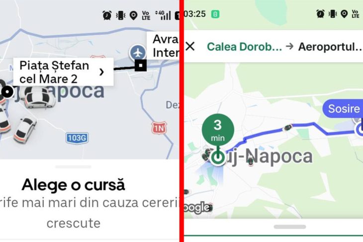 care-e-mai-scump:-bolt-sau-uber?-diferenta-mare-de-pret,-pentru-aceeasi-cursa-de-8-km-in-cluj