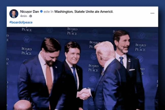 nicusor-dan-a-publicat-o-poza-oficiala-cu-donald-trump,-de-fapt-o-captura-foto-a-ecranului-unui-televizor-care-transmite-live-evenimentul