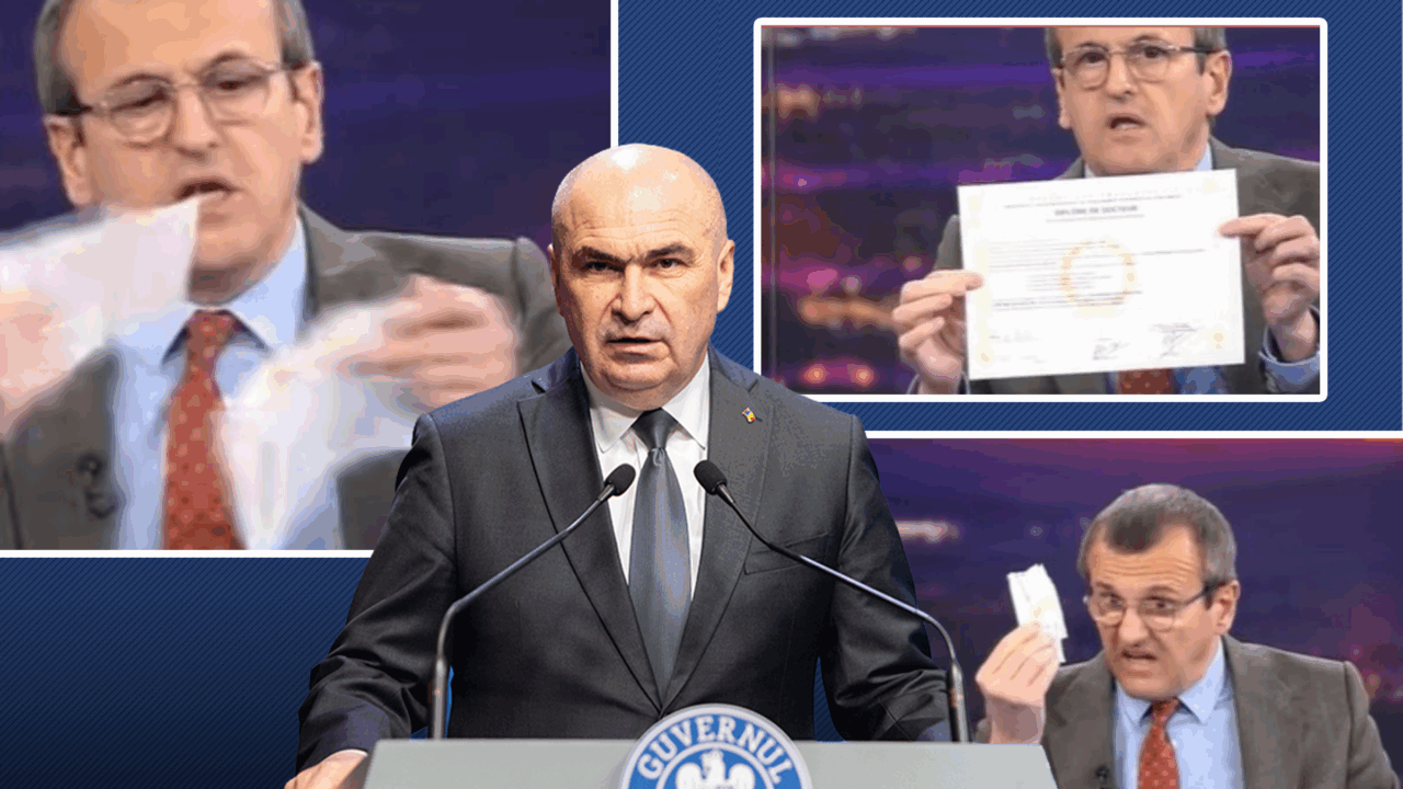 bolojan-ii-da-replica-lui-cristian-preda,-dupa-ce-acesta-si-a-rupt-diploma-de-doctor-in-direct-la-tv.-ce-i-a-transmis-premierul-cu-cinism