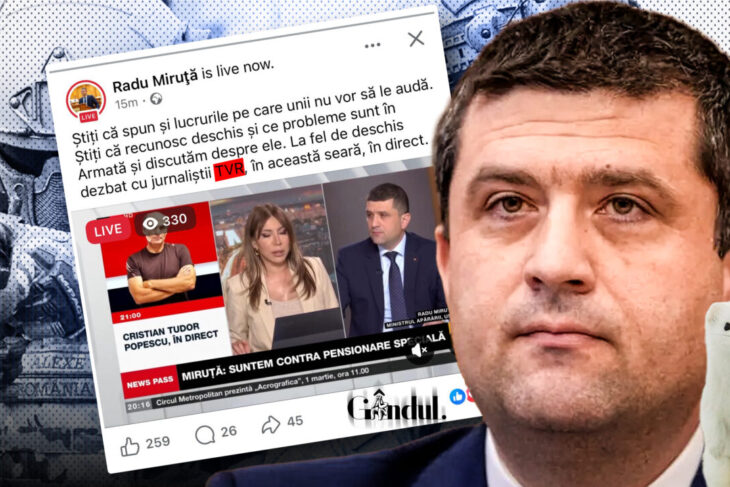 ministrul-apararii-si-a-pierdut-busola-radu-miruta-a-incurcat-studiourile-de-televiziune.-face-postari-despre-participari-la-tvr,-dar-de-fapt-merge-la-b1-tv