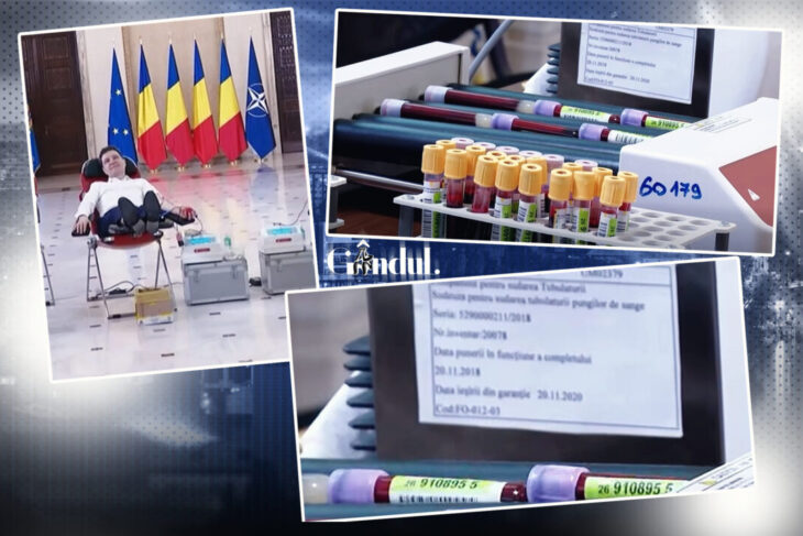 campania-de-donare-de-sange-de-la-palatul-cotroceni-naste-noi-controverse-aparatura-medicala-folosita-pentru-presedintele-nicusor-dan-ar-fi-fost-expirata.-dovada-apare-chiar-in-imaginile-oficiale-ale-administratiei-prezidentiale