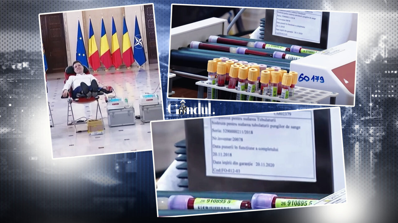 campania-de-donare-de-sange-de-la-palatul-cotroceni-naste-noi-controverse-aparatura-medicala-folosita-pentru-presedintele-nicusor-dan-ar-fi-fost-expirata.-dovada-apare-chiar-in-imaginile-oficiale-ale-administratiei-prezidentiale