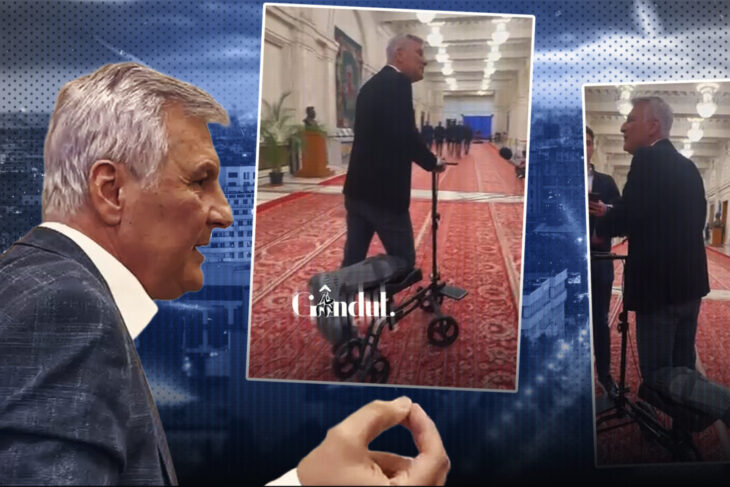 scandalul-psd-usr-pe-trotineta-continua.-dupa-ce-a-ajuns-subiect-de-glume-usr-iste-pentru-ca-a-venit-la-parlament-cu-o-trotineta-medicinala,-senatorul-zamfir-deplange-politizarea-simbolului-copilariei