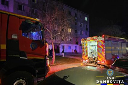 incendiu-intr-un-apartament-din-targoviste.-noua-persoane-au-avut-nevoie-de-ingrijiri-medicale
