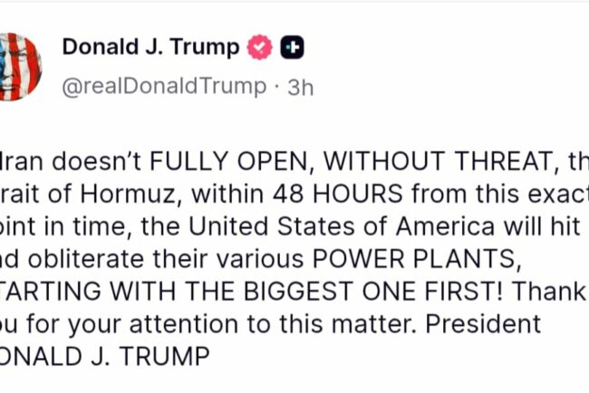 ultimatum-pentru-iran:-48-de-ore-pentru-redeschiderea-stramtorii-hormuz