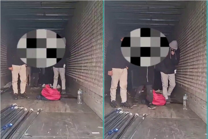 opt-copii-si-un-adult,-migranti-egipteni,-depistati-de-jandarmii-damboviteni-pe-autostrada-a1,-intr-un-autocamion