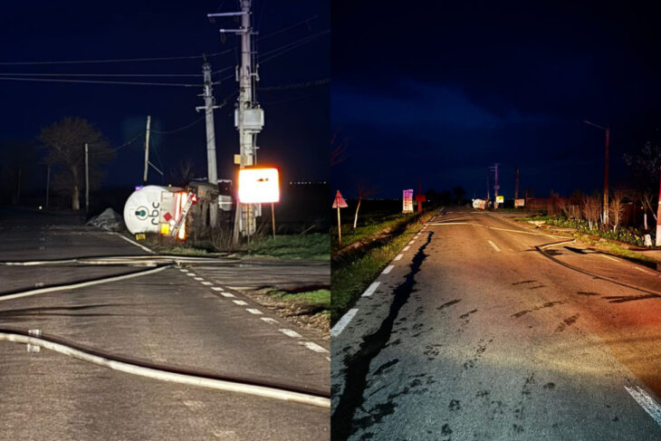 incident-pe-dn1d-o-cisterna-cu-gpl-s-a-rasturnat.-traficul-este-blocat