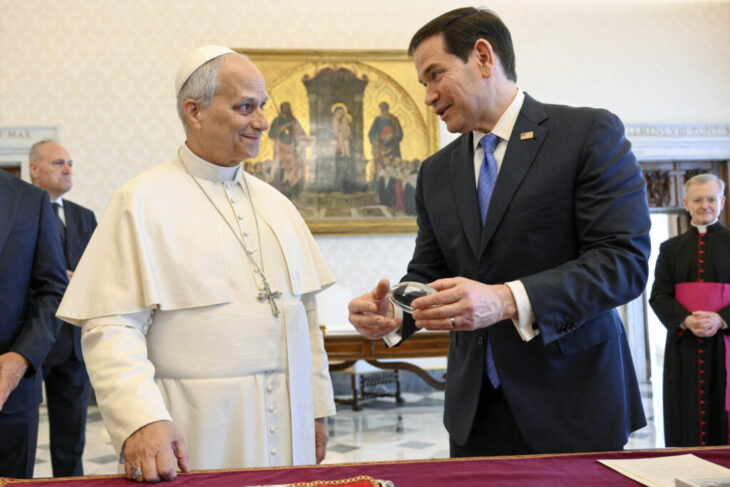 marco-rubio,-primit-de-papa-leon-al-xiv-lea.-ce-au-discutat-cei-doi
