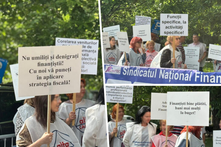 sindicalistii-din-finante-au-inceput-protestul-in-fata-directiei-generale-de-administrare-a-marilor-contribuabili.-ce-nemultumiri-au-angajatii