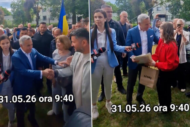 calin-georgescu-a-fost-asteptat-sa-iasa-din-biserica-sf.-varvara