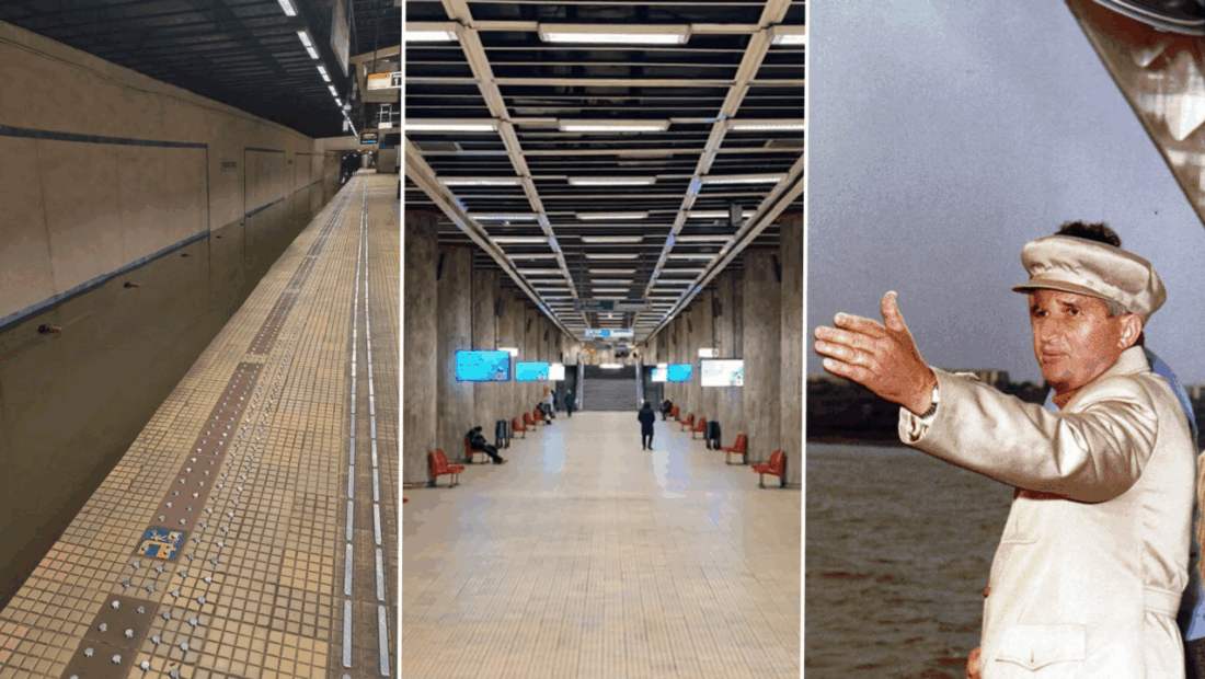 inundatia-de-la-piata-victoriei-2-aminteste-de-un-incident-grav,-de-care-multi-calatori-nu-stiu-cum-a-fost-inundata-piata-unirii-intr-o-primavara,-iar-apa-depasea-peronul-cu-1,5-metri.-ceausescu-era-negru-de-suparare